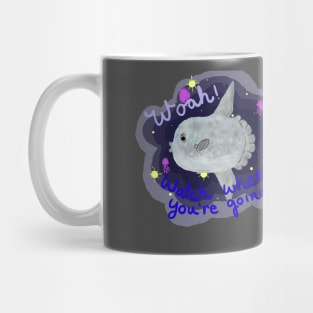 "Watch Where You're Going" Sunfish Shirt Mug